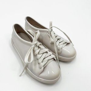 Mini Melissa White Sneakers, great condition!